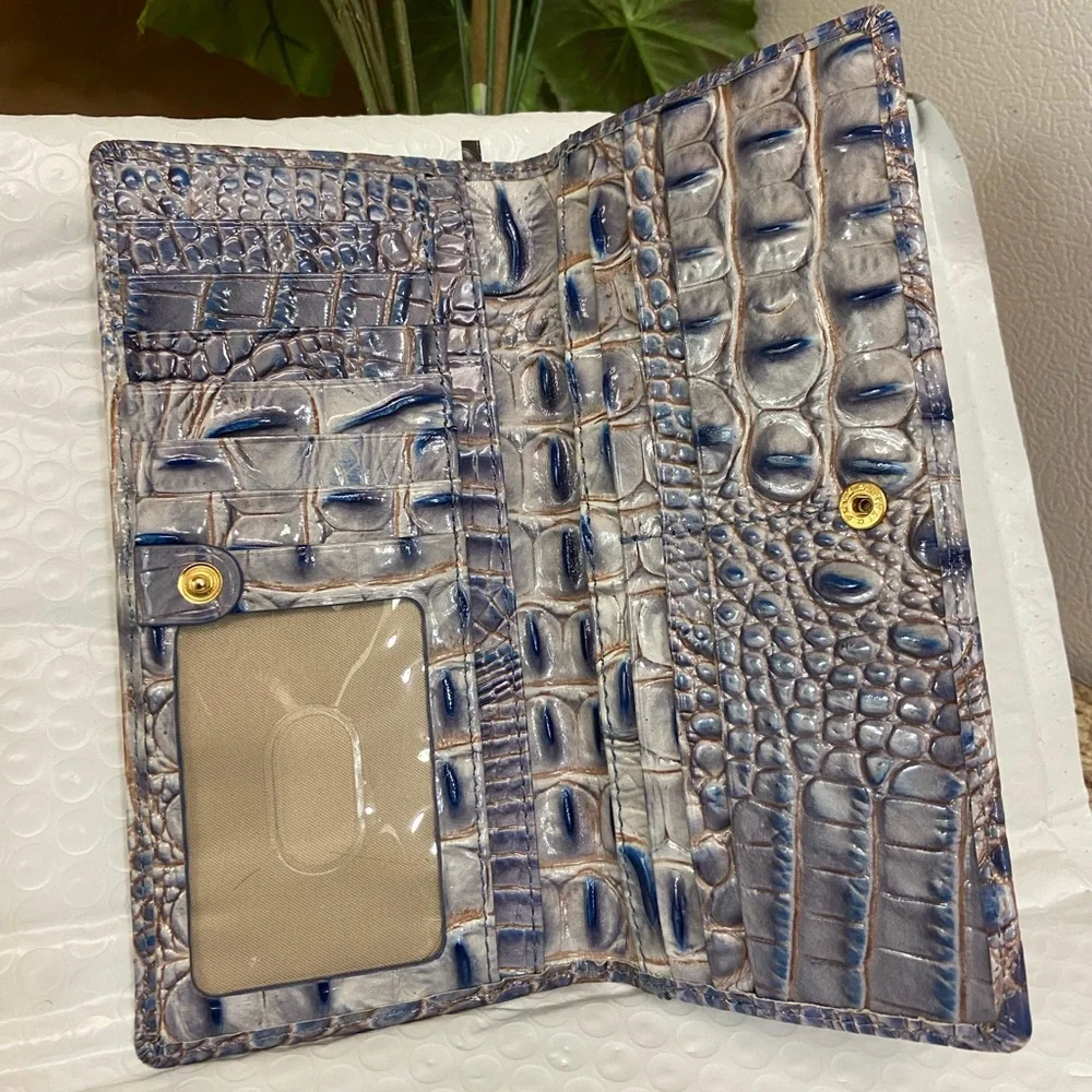 Brahmin Washed Indigo ADY Wallet